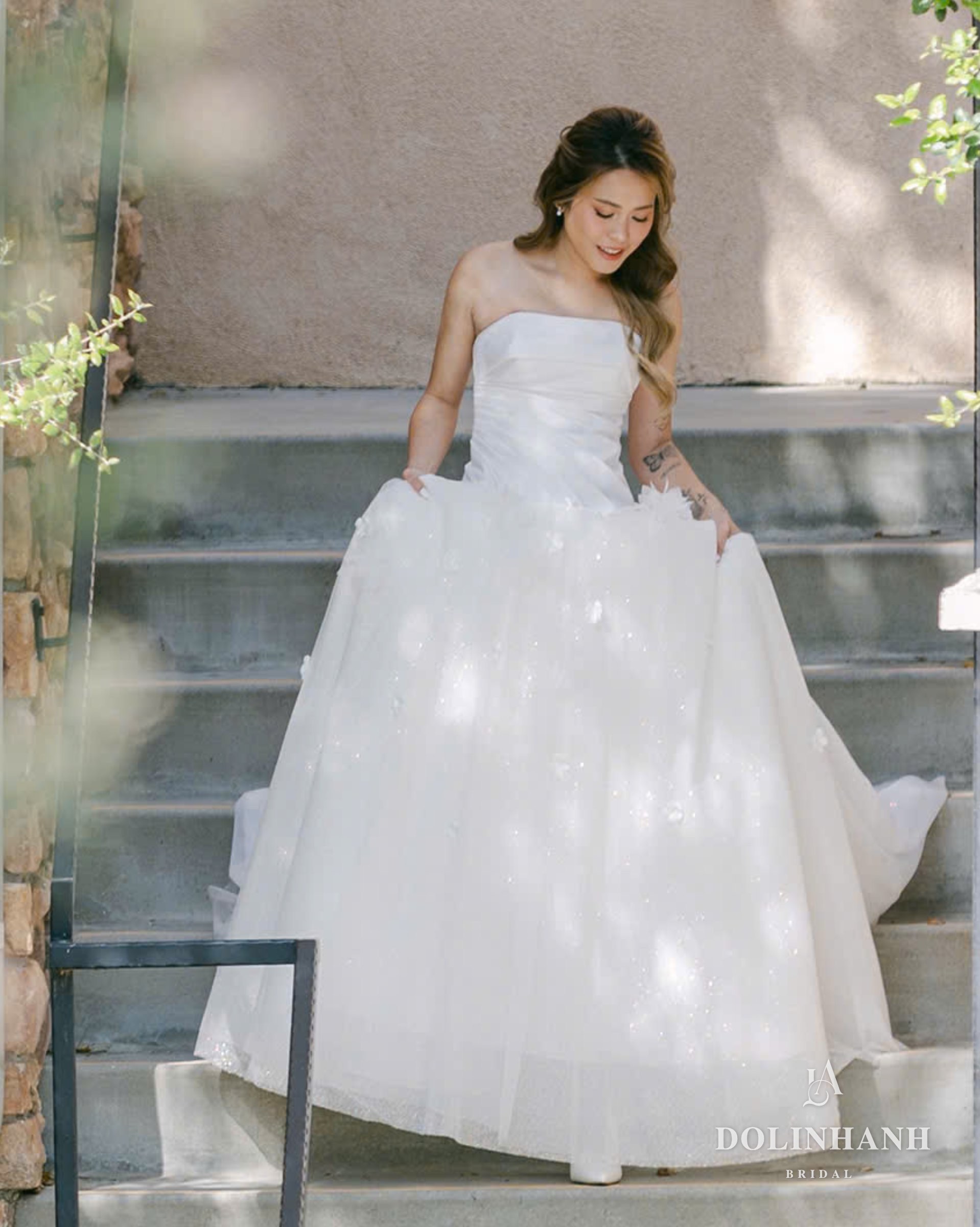 Cô dâu Wendy trong váy cưới Dolinhanh Bridal