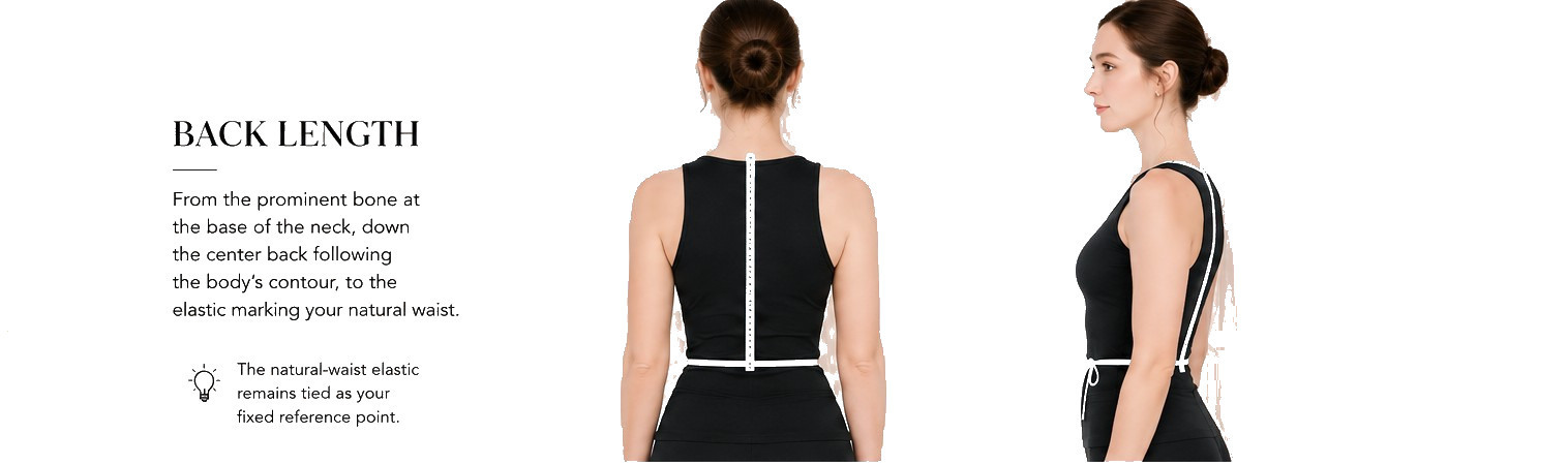 How to measure the back length