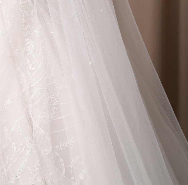 Voan tulle trơn mềm